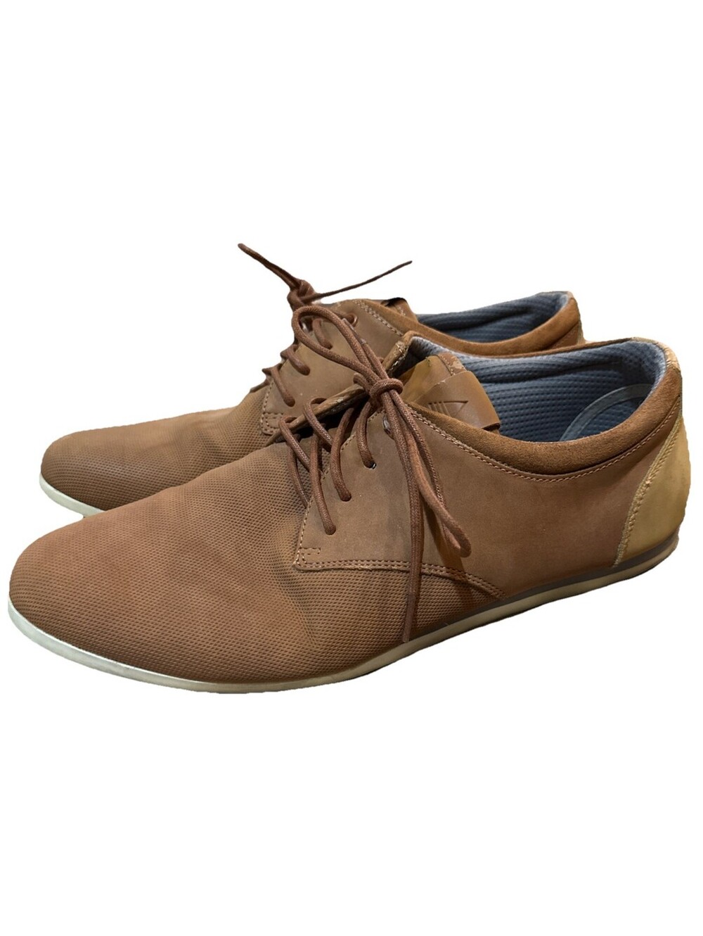 ALDO Men Brown Casual Oxford Shoes Lightweight Lace Up Comfort Sneakers Size 9.5